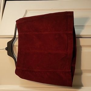 Wild Fable burgundy corduroy mini skirt. Size 10